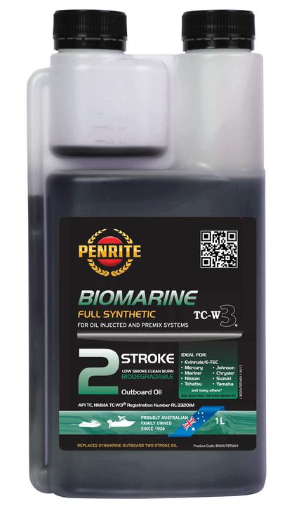 Penrite Biomarine Outboard Two Stroke Oil 1L