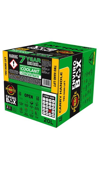 Penrite 7 Year 450,000km Green Coolant Concentrate Enviro Box 20L