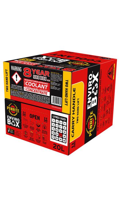 Penrite 8 Year 500,000km Red Coolant Concentrate Enviro Box 20L