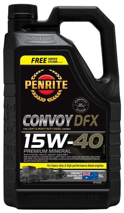 Penrite Diesel Fx Diesel 15W-40 Ci-4 Plus-Sl Engine Oil 5L