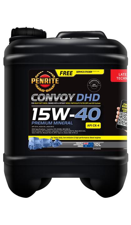 Penrite Diesel HD SAE 15W-40 CK-4-SM Engine Oil 10L