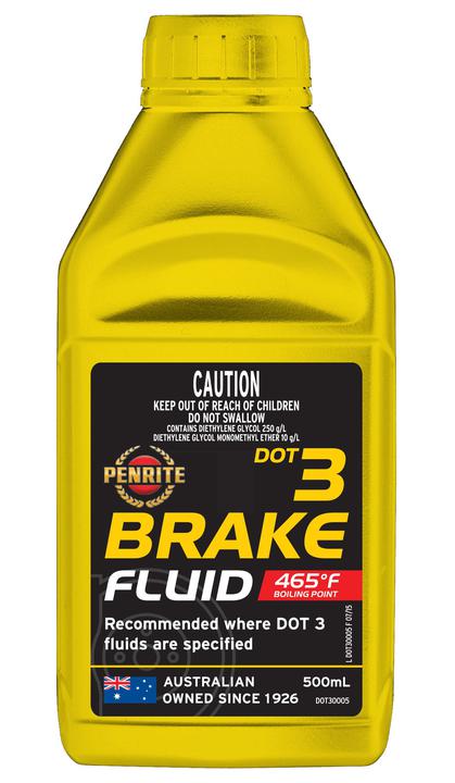 Penrite Brake Fluid DOT 3 500mL