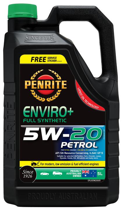 Penrite Enviro+ 5W-20 Engine Oil 5L