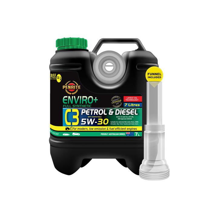 Penrite Enviro+ C3 5W-30 Synthetic Engine Oil 7L EPLUSC3007