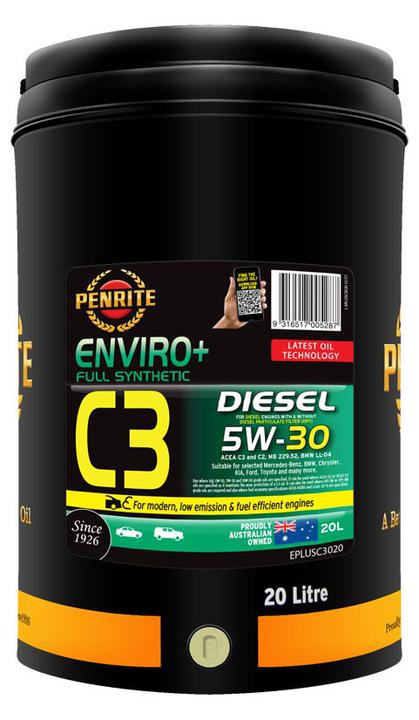 Penrite Enviro+ C3 Synthetic Engine Oil 5W-30 20L