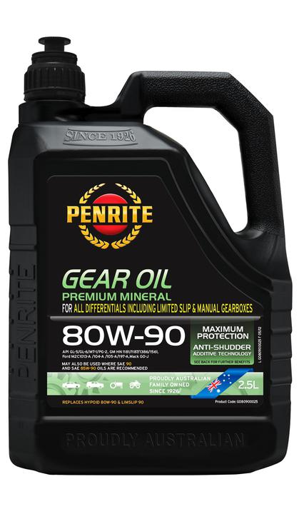 Penrite Gear Oil 80W-90 2.5L