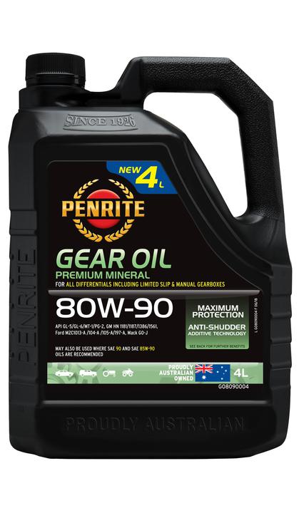 Penrite Gear Oil Mineral 80W-90 4L GO8090004