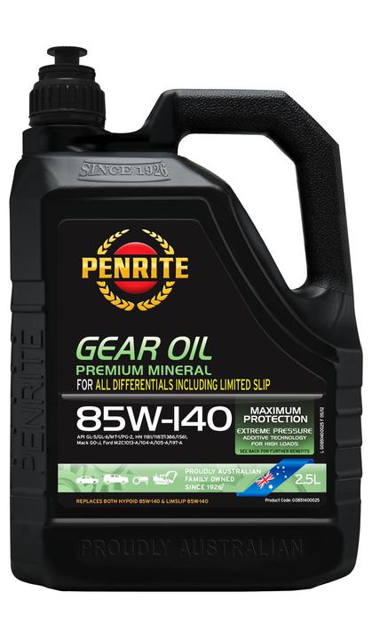 Penrite Gear Oil 85W-140 2.5L