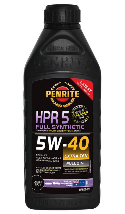 Penrite HPR 5 SAE 5W-40 Engine Oil 1L