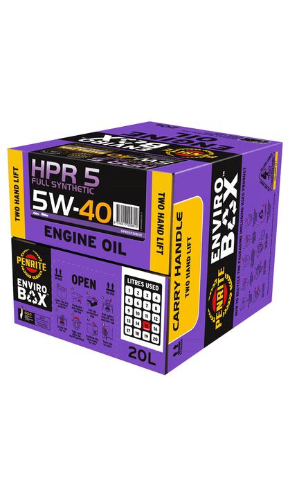 Penrite HPR 5 SAE 5W-40 Engine Oil Enviro Box 20L