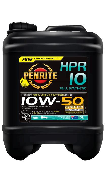 Penrite HPR 10 SAE 10W-50 Engine Oil 10L