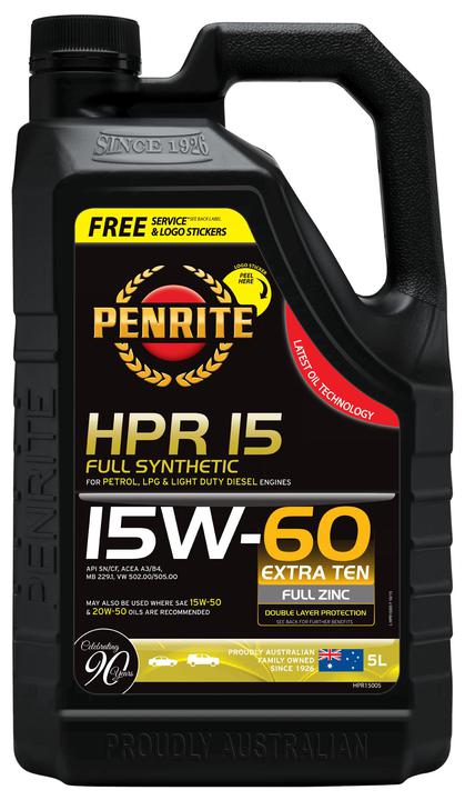 Penrite HPR 15 15W-60 Engine Oil 5L