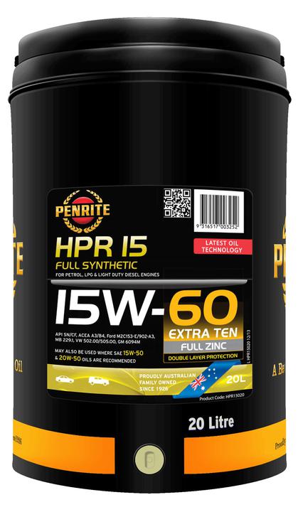 Penrite HPR 15 15W-60 Engine Oil 20L