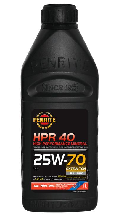 Penrite HPR 40 25W-70 Sl Engine Oil 1L