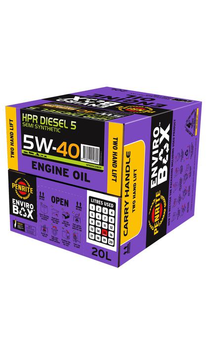 Penrite HPR Diesel 5 SAE 5W-40 Engine Oil Enviro Box 20L