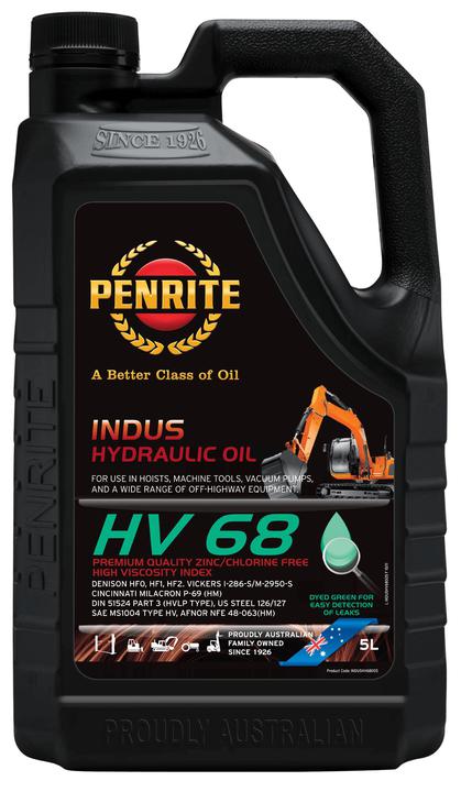 Penrite Indus HV 68 Zinc Free 5L