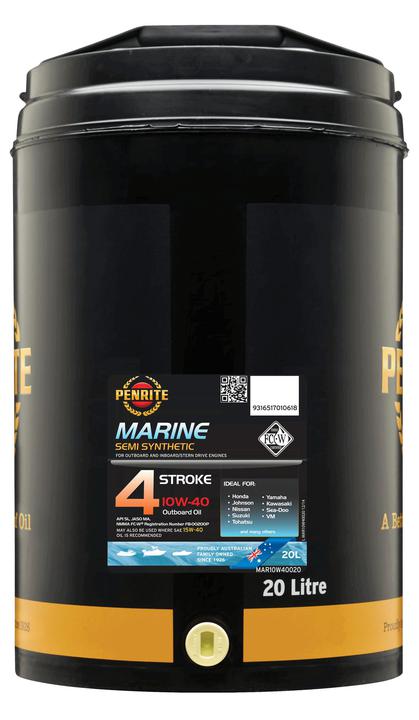 Penrite Marine Outboard 4 Stroke Oil 10W-40 20L