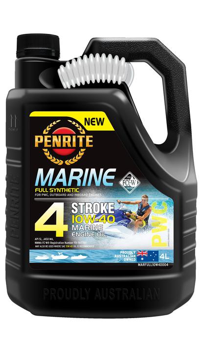 Penrite Marine 10W-40 Synthetic Engine Oil 4L MARFULL10W40004