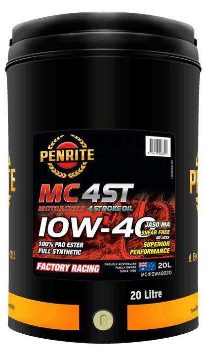Penrite MC-4ST 10W-40 100% Pao & Ester 20L