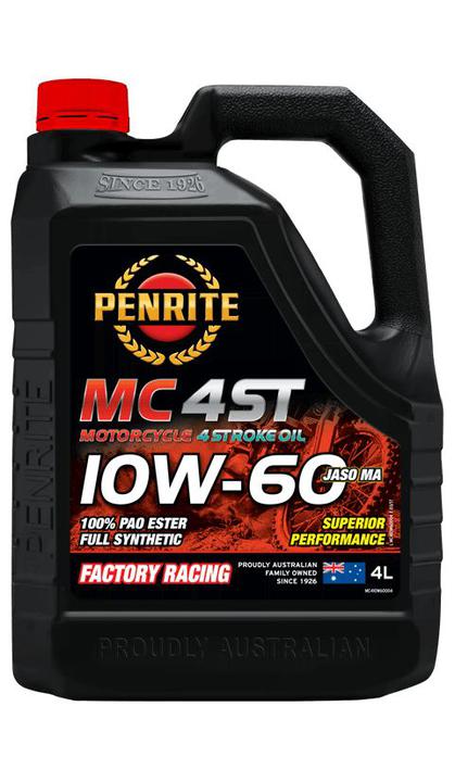 Penrite MC-4ST 10W-60 100% Pao & Ester 4L