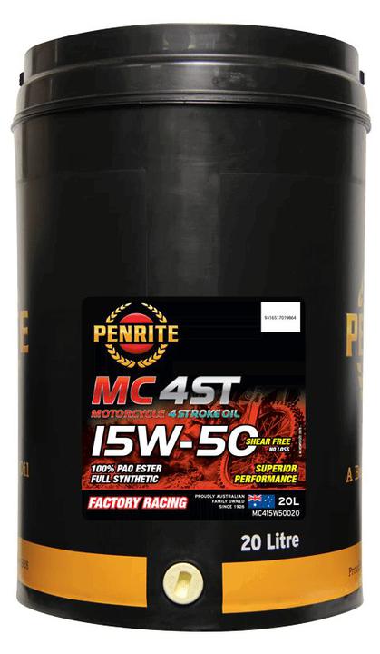 Penrite MC-4ST 15W-50 100% Pao & Ester 20L