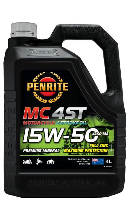 Penrite MC-4ST 4 Stroke Oil Mineral 15W-50 4L
