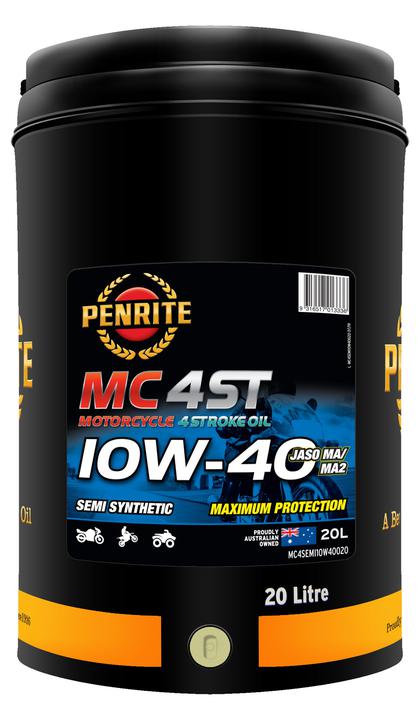 Penrite MC-4ST 4 Stroke Oil Semi Synthetic 10W-40 20L
