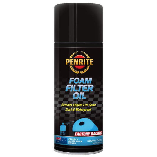 Penrite Foam Filter Oil Aerosol Spray Dust & Water Proof 400ml MCFOAM0004