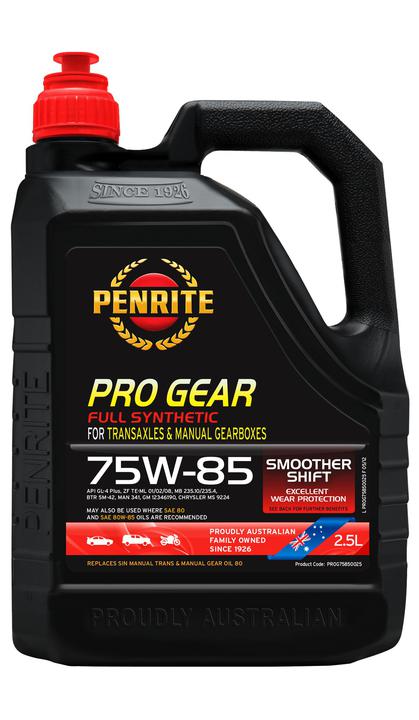 Penrite Pro Gear 75W-85 Gear Oil 2.5L