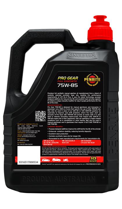 Penrite Pro Gear 75W-85 Gear Oil 2.5L