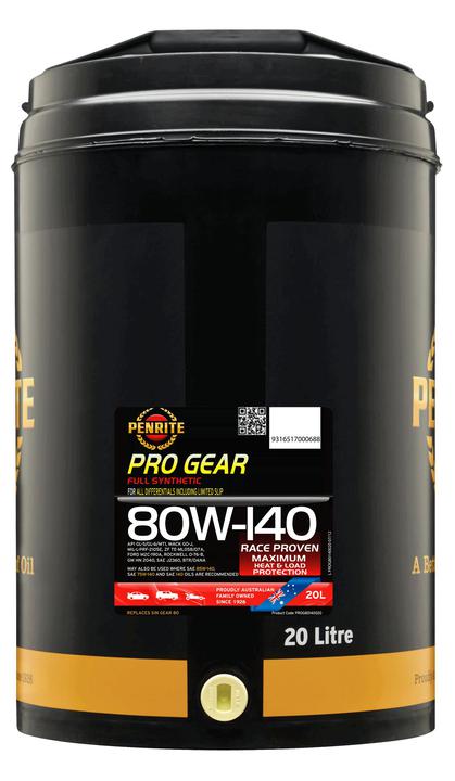 Penrite Pro Gear 80W-140 Gear Oil 20L