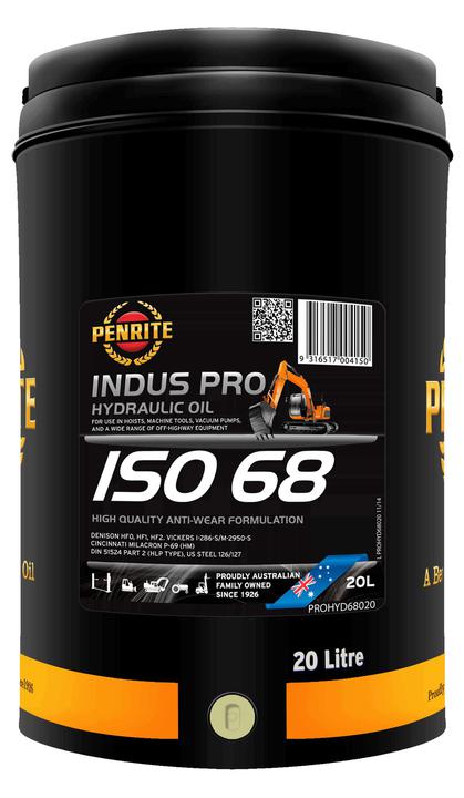 Penrite Indus Pro Hydraulic 68 Hydraulic Oil 20L