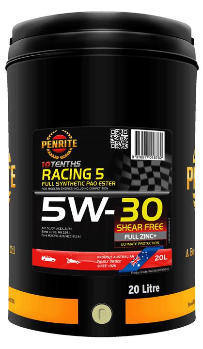 Penrite 10 Tenths Racing 5W-30 Engine Oil 20L