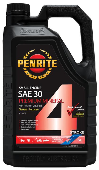 Penrite Small Engine 4 Stroke Oil SAE 30 5L