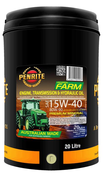 Penrite Universal Farm Oil 15W-40 20L
