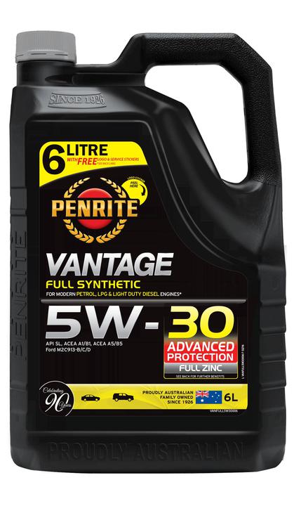 Penrite Vantage Full Synthetic 5W-30 Engine Oil 6L