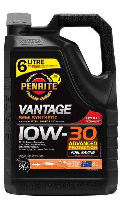 Penrite Vantage Semi Synthetic 10W-30 Engine Oil 6L
