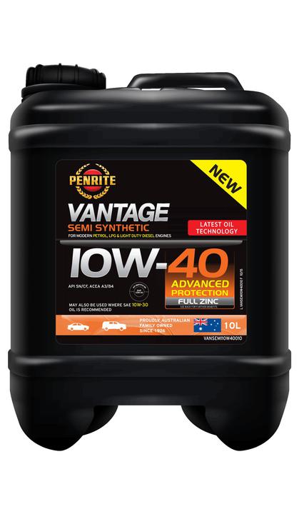 Penrite Vantage Semi Synthetic 10W-40 Engine Oil 10L