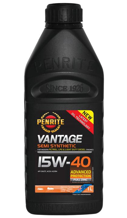 Penrite Vantage Semi Synthetic 15W-40 Engine Oil 1L