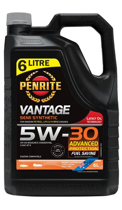 Penrite Vantage Semi Synthetic 5W-30 Engine Oil 6L