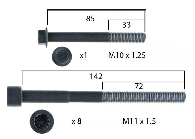Permaseal Gaskets Cylinder Head Bolt Set HBS171H