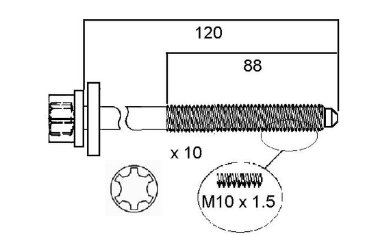 Permaseal Head Bolt Set HBS187