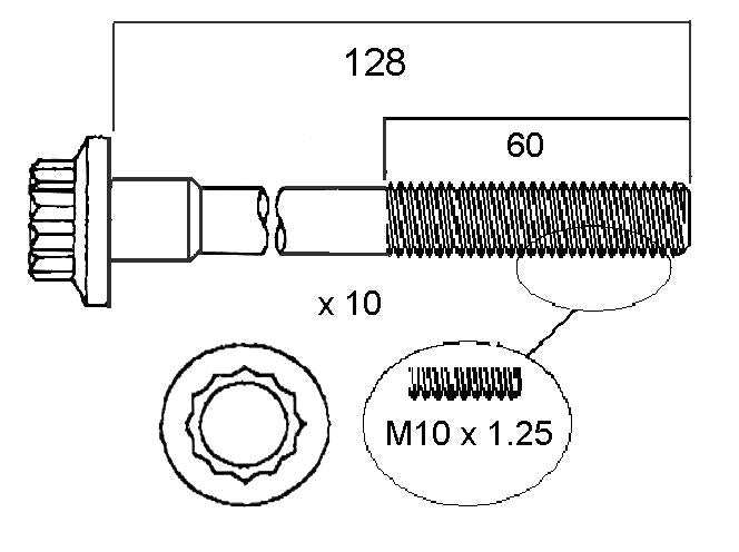 Permaseal Head Bolt Set HBS189
