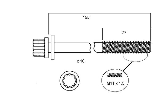 Permaseal Head Bolt Set HBS237