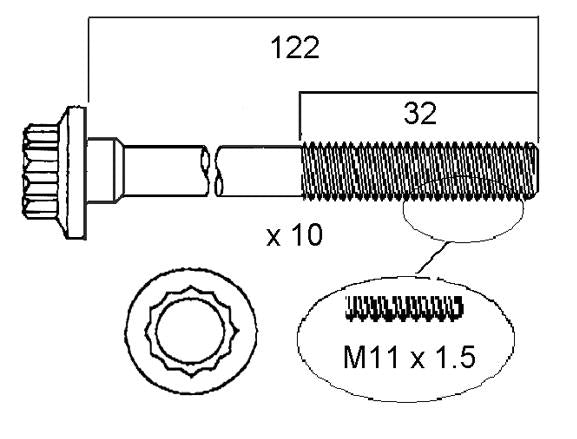 Permaseal Head Bolt Set HBS252