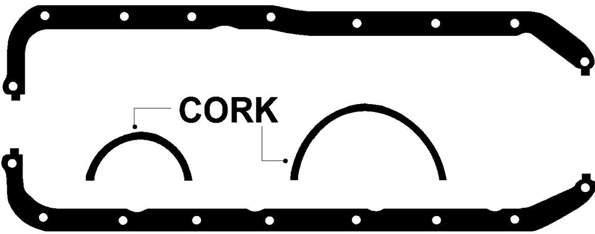 Permaseal Oil Pan Gasket Set HC060