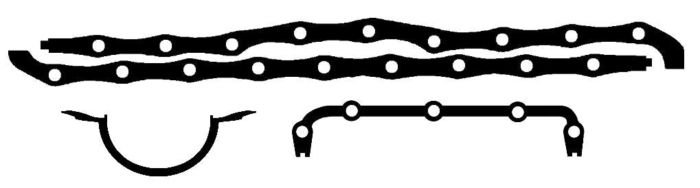 Permaseal Oil Pan Gasket Set JH849
