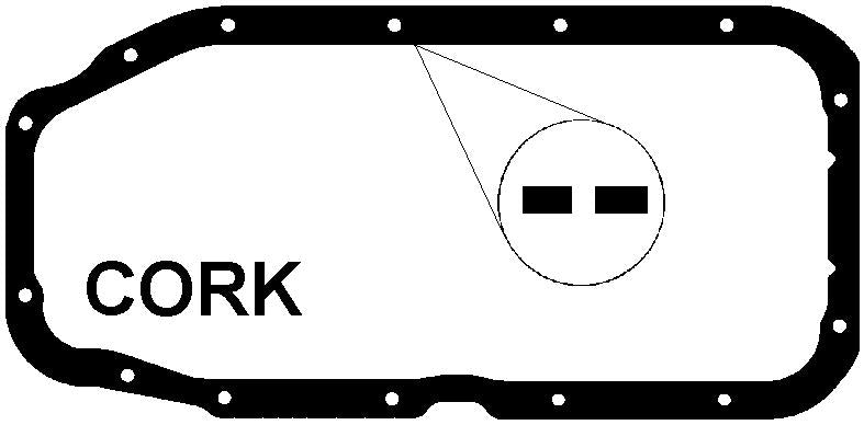 ACL Engine Oil Pan Gasket JJ200