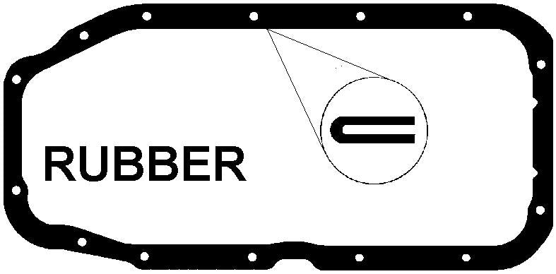 Permaseal Oil Pan Gasket Set JJ385R