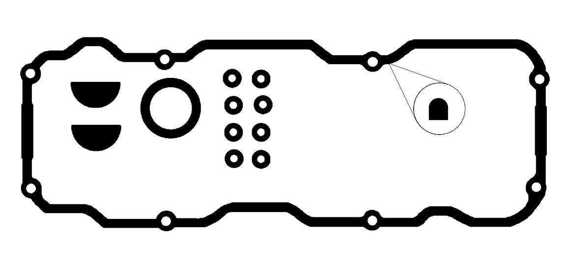 Permaseal Valve Cover Gasket Set JM086K